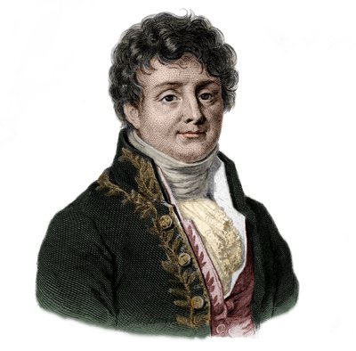Portrait of Joseph Fourier, French mathematician and physicist by French School